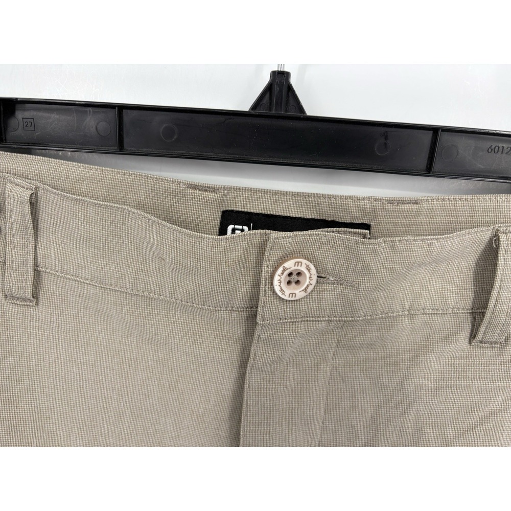 Travis Mathew Men's Beck Performance Stretch Chino Golf Shorts, Sand Beige, 38 - Picture 3 of 6